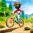 Icono de programa: Stickman BMX Uphill Rider…