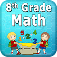 Icono de programa: 8th Grade Math Test Prep