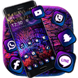 Icon of program: Cool Dark Black Purple Th…