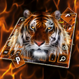 Icono de programa: Neon Fur Tiger Keyboard T…