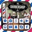 Bearded Barber in the Barbershop Theme icon