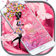 Icono del programa: Pink Rose Water Drops Key…