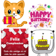stickers happy birthday for whatsapp icon