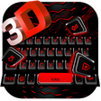 Icon of program: Neon 3D Red Keyboard Them…