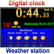 Icon of program: Full screen digital clock…