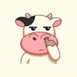 Icon of program: Cute Cow Sticker for What…