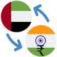 Icon of program: UAE dirham to Indian rupe…