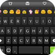 Icon of program: Classic Black Emoji Keybo…