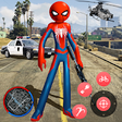 New Spider Stickman Rope Hero Shooting Crime 2020 icon