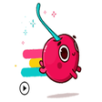 Icon of program: Animated Hot Cherry Stick…