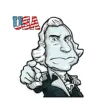 Icon of program: Presidents of USA Sticker…