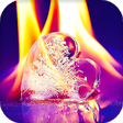 Icono de programa: Fire And Ice Live Wallpap…