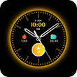 Icon of program: Amoled Photo Clock Wallpa…