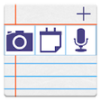 Icon of program: notePad Free Photos,Sound…