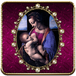 Virgin Mary Purple theme icon