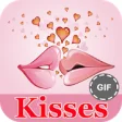 Icon of program: Kisses and Hugs GIF Colle…