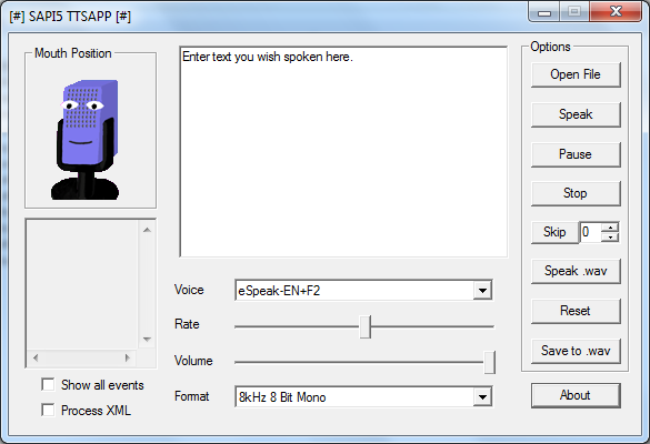 Icon of program: eSpeak