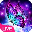 Icon of program: Shiny Neon Butterfly Live…