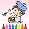 Icon of program: My Little Girl Coloring P…