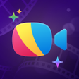 Mbit Music Particle.ly Video Status Maker & Editor icon