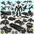 Icono de programa: Flying Limo Robot Car Tra…