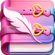 Icono de programa: Sequin Diary with Lock