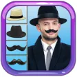 Icon of program: Man Hat & Mustache PhotoE…