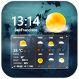 Icon of program: Transparent Clock & Weath…