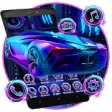 Icon of program: Neon Sports Car Themes HD…