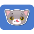 Icon of program: Large Animated Cat Emoji …