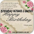 Icon of program: Happy Birthday Quotes & W…