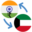 Icon of program: Indian rupee Kuwait dinar…
