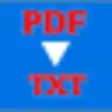 Icon of program: Free PDF to TXT Converter