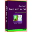 Icon of program: Batch PPT to TXT Pro