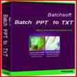 Icon of program: Batch PPT to TXT Pro