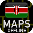 Icono de programa: GPS Maps of Kenya : Offli…