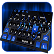 Black Blue Keyboard icon