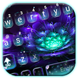 Icono de programa: Galaxy Purple Flower Keyb…