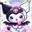Icono de programa: Cute Kuromi Color by Numb…