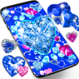 Icon of program: Blue hearts crystal diamo…