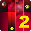 Piano Ladybug Noir Tiles 2 icon
