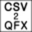 Icon of program: CSV2QFX