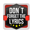 Icono de programa: Dont Forget the Lyrics