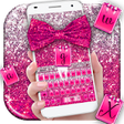 Icon of program: Pink Glitter Bow Keyboard…