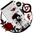 Icono de programa: Dark Rose Ink Theme