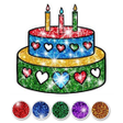 Icono de programa: Glitter Birthday Cake Col…