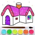 Icon of program: Glitter House Coloring an…