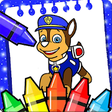Icono de programa: paw puppy coloring patrol…