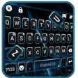 Icon of program: Neon Black Blue Keyboard …
