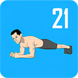 Icon of program: Plank Workout - 21 Day Pl…